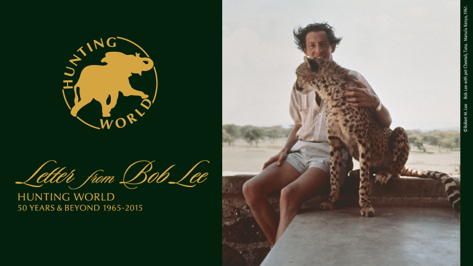 ハンティング・ワールド　創業者　社長　ロバート・M・リー　名刺 寡黙なコレクター、ハンティング・ワールド創業者 ボブ・リーが