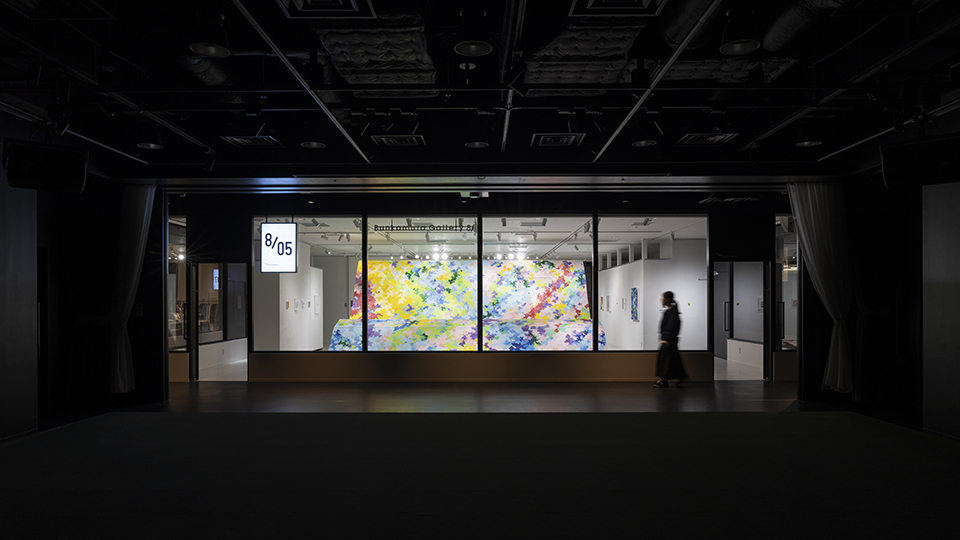 h*u様 細迫 諭「大地と海と果実」 額装 絵画 アート 現代美術 内海聖史氏が創作する建築的アプローチによる芸術表現
