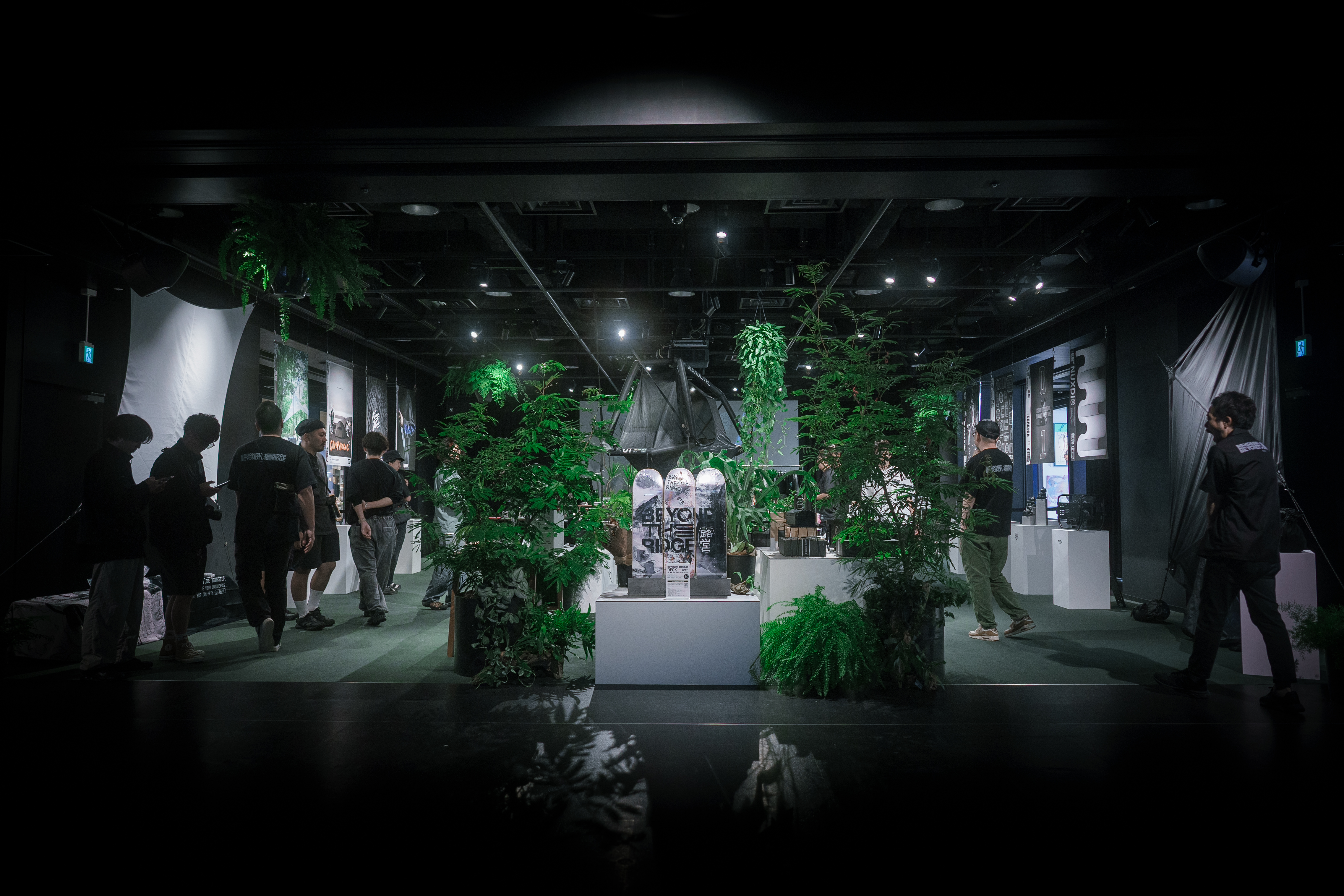 BEYOND THE RIDGE - CAMP GEAR EXHIBITION -　会場正面